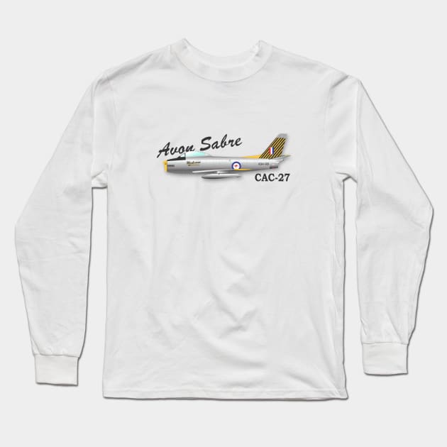 CA-27 Avon Sabre Long Sleeve T-Shirt by GregThompson